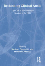 Rethinking Clinical Audit: Psychotherapy Services in the NHS book cover
