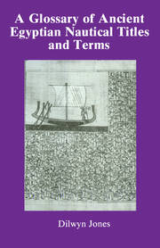 Glossary Of Ancient Egyptian Nautical Terms book cover