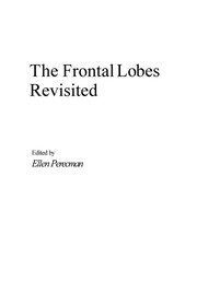 The Frontal Lobes Revisited book cover