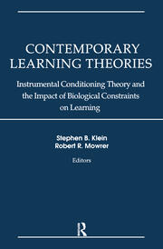 Contemporary Learning Theories: Volume II: Instrumental Conditioning Theory and the Impact of Biological Constraints on Learning book cover