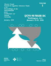 Proceedings of the Winter, 1990, International Joint Conference on Neural Networks book cover