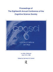 Proceedings of the Eighteenth Annual Conference of the Cognitive Science Society book cover