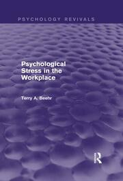 Psychological Stress in the Workplace book cover