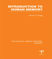 Introduction to Human Memory (PLE: Memory) book cover