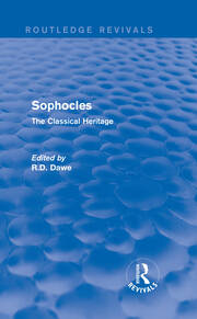 Sophocles (Routledge Revivals): The Classical Heritage book cover