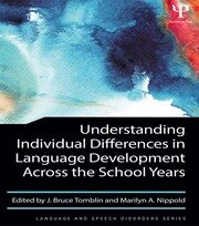 Understanding Individual Differences in Language Development Across the School Years book cover