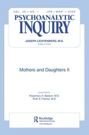 Mothers and Daughters II: Psychoanalytic Inquiry, 26.1 book cover