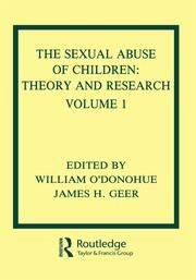 The Sexual Abuse of Children: Volume I: Theory and Research book cover