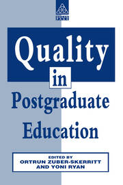 Quality in Postgraduate Education book cover