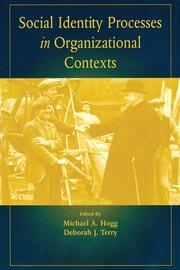 Social Identity Processes in Organizational Contexts book cover