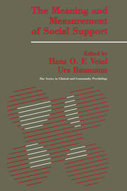 The Meaning And Measurement Of Support book cover