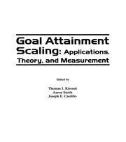 Goal Attainment Scaling: Applications, Theory, and Measurement book cover