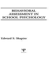 Behavioral Assessment in School Psychology book cover