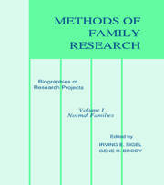 Methods of Family Research: Biographies of Research Projects book cover