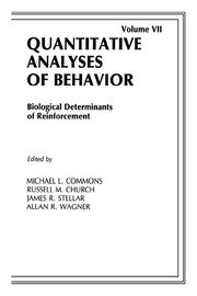 Biological Determinants of Reinforcement: Biological Determinates of Reinforcement book cover
