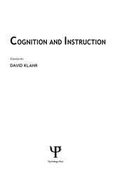 Cognition and Instruction book cover