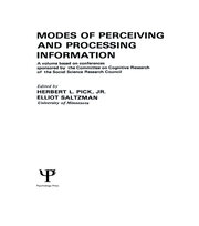 Modes of Perceiving and Processing Information book cover
