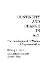 Continuity and Change in Art: The Development of Modes of Representation book cover