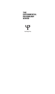 The Processing of Information and Structure book cover