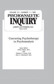 Converting Psychoanalysis: Psychoanalytic Inquiry, 10.1 book cover