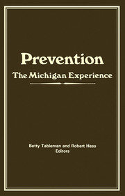 Prevention: The Michigan Experience book cover