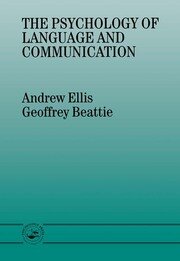 The Psychology of Language And Communication book cover