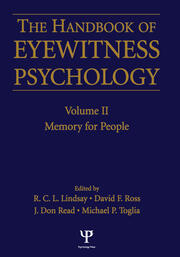 Handbook Of Eyewitness Psychology 2 Volume Set book cover