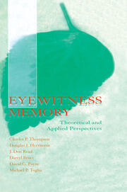 Eyewitness Memory: Theoretical and Applied Perspectives book cover