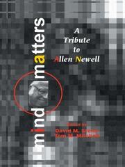 Mind Matters: A Tribute To Allen Newell book cover