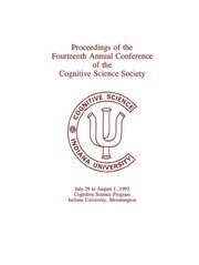 Proceedings of the Fourteenth Annual Conference of the Cognitive Science Society book cover