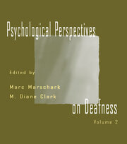 Psychological Perspectives on Deafness: Volume II book cover