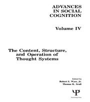 The Content, Structure, and Operation of Thought Systems: Advances in Social Cognition, Volume Iv book cover