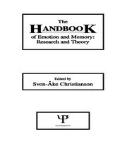 The Handbook of Emotion and Memory: Research and Theory book cover