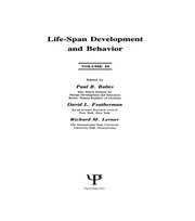 Life-Span Development and Behavior: Volume 10 book cover