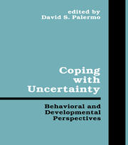 Coping With Uncertainty: Behavioral and Developmental Perspectives book cover