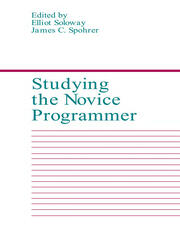 Studying the Novice Programmer book cover