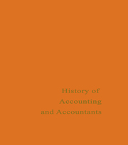A History of Accounting and Accountants book cover