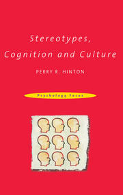 Stereotypes, Cognition and Culture book cover