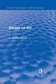 Essays on Art (Routledge Revivals) book cover