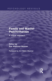Family and Marital Psychotherapy: A Critical Approach book cover