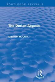 The Dorian Aegean (Routledge Revivals) book cover