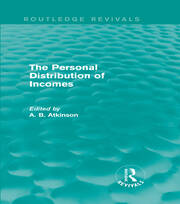 The Personal Distribution of Incomes (Routledge Revivals) book cover