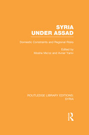 Syria Under Assad: Domestic Constraints and Regional Risks book cover