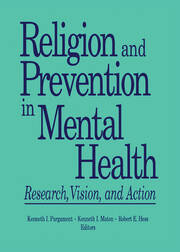 Religion and Prevention in Mental Health: Research, Vision, and Action book cover