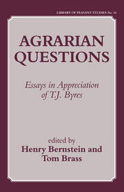 Agrarian Questions: Essays in Appreciation of T. J. Byres book cover