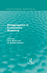 Disaggregation in Econometric Modelling (Routledge Revivals) book cover