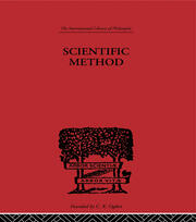 Scientific method: An Inquiry into the Character and Validity of Natural Laws book cover
