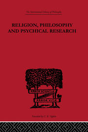 Religion, Philosophy and Psychical Research: Selected Essays book cover
