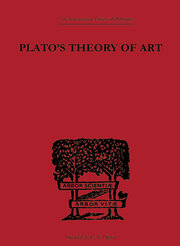 Plato's Theory of Art book cover