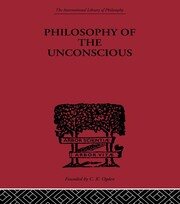 Philosophy of the Unconscious book cover